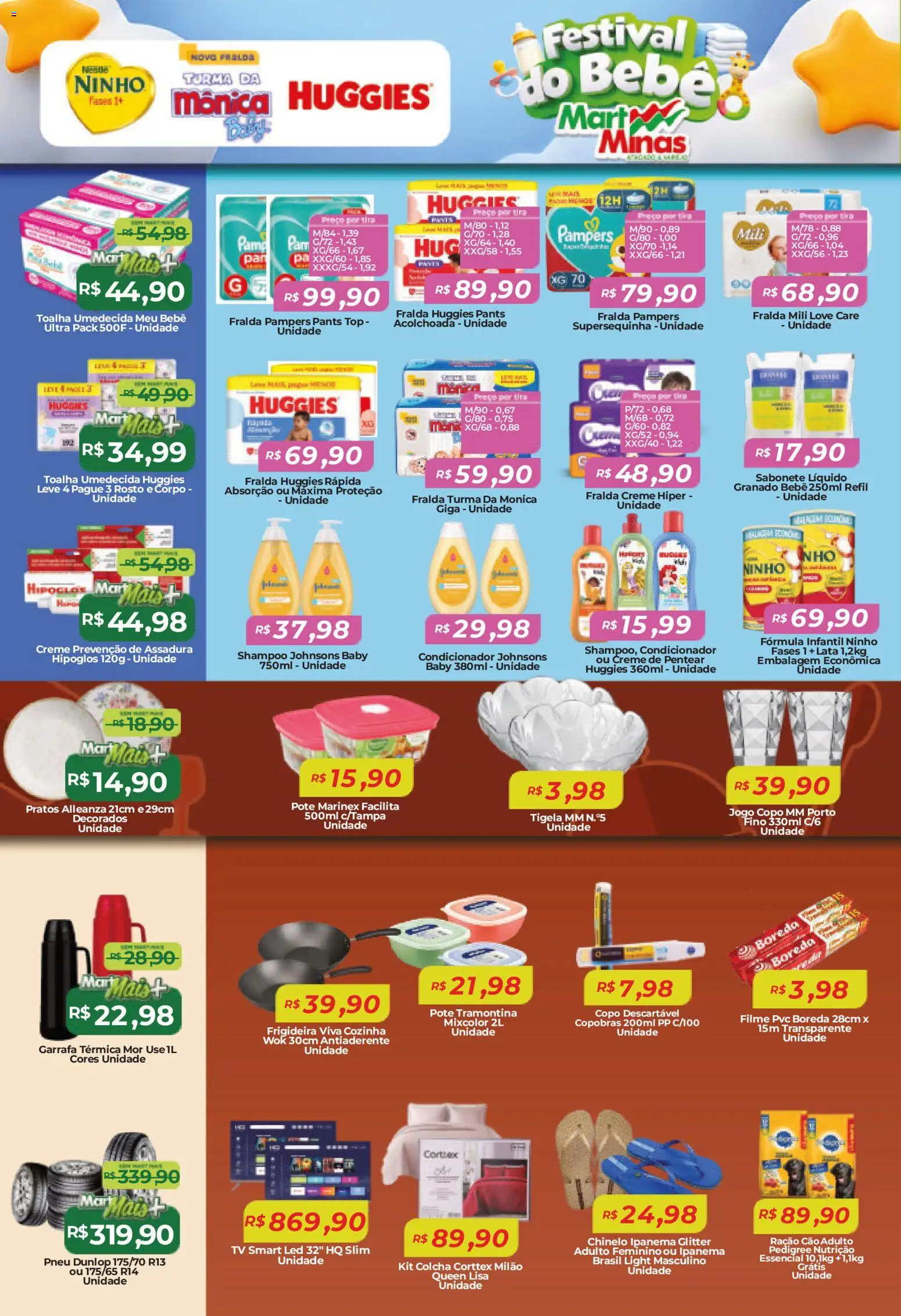 Mart Minas Folheto - válido de 05.03.2026 | Página: 6 | Produtos: Pampers, Condicionador, Fórmula infantil, Sabonete