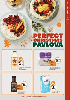 Preview of Foodworks  Catalogue  - valid from 10.12.2025 | Page: 29 | Products: Cream, Sugar, Pavlova, Bakery