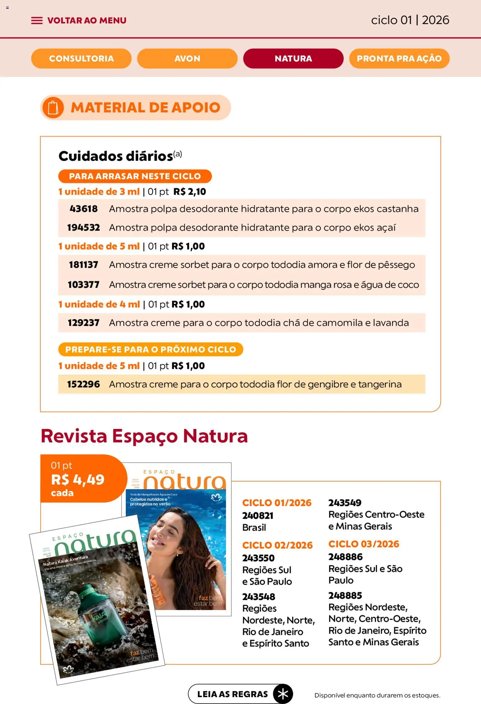 Avon Folheto - válido de 19.12.2025 | Página: 40 | Produtos: Gengibre, Desodorante, Revista, Chá