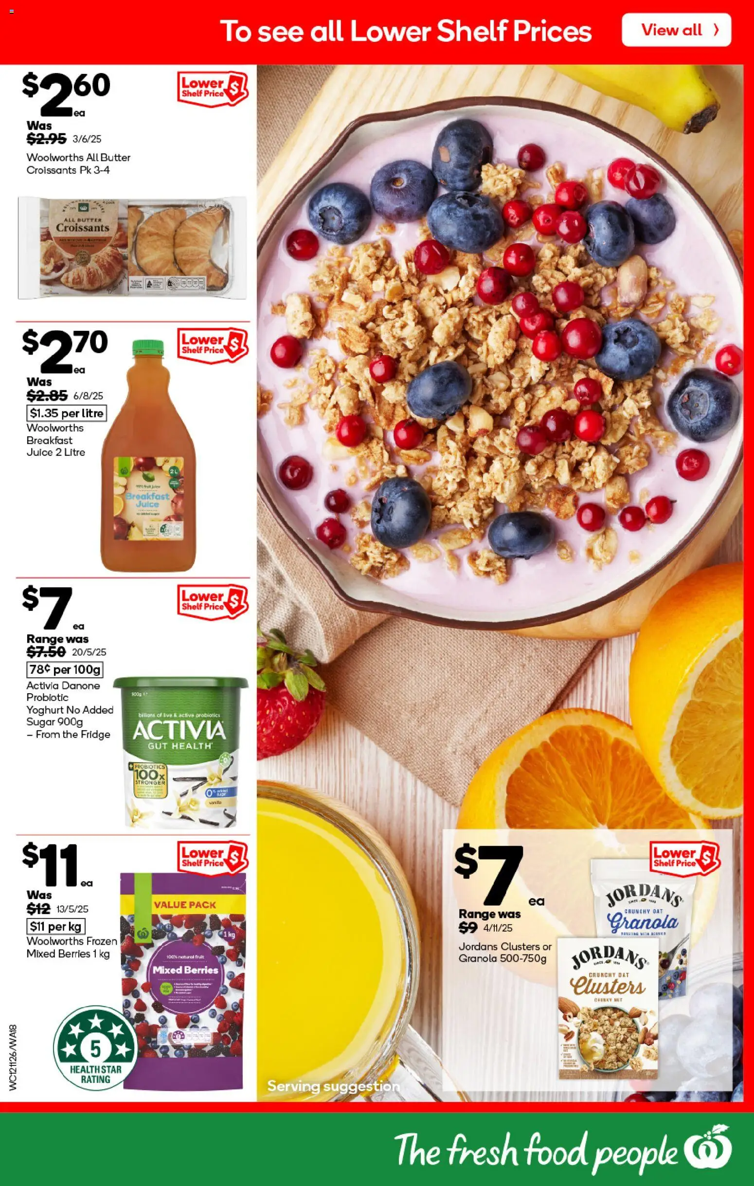 Woolworths catalogue - valid from 12.11.2025 | Page: 18 | Products: Shelf, Butter, Yoghurt, Fridge