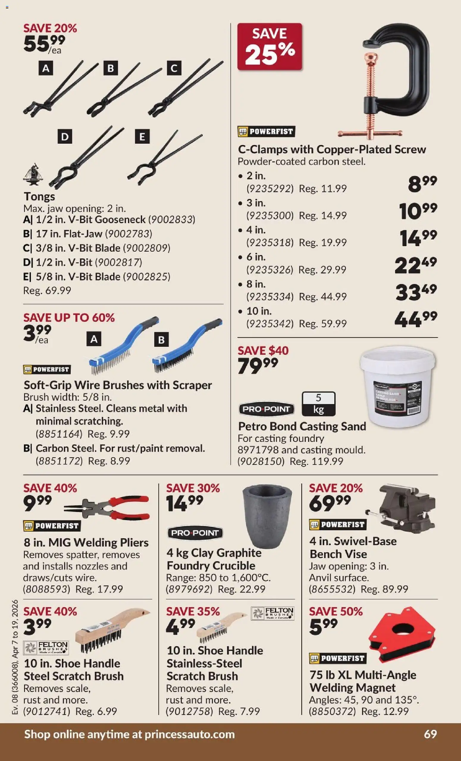 Princess Auto flyer valid from 07.04.2026 | Page: 76 | Products: Brush