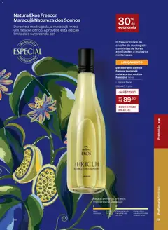 Natura - Ciclo 04/2026 - Pré-Visualização do folheto da loja Natura, válido de 19.02.2026 | Página: 25 | Produtos: Fragrância, Madeiras, Desodorante, Flores