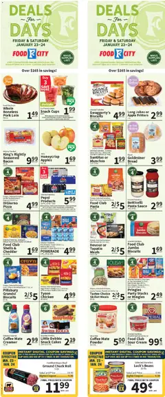 Preview of Food City weekly ads valid from 21.01.2026