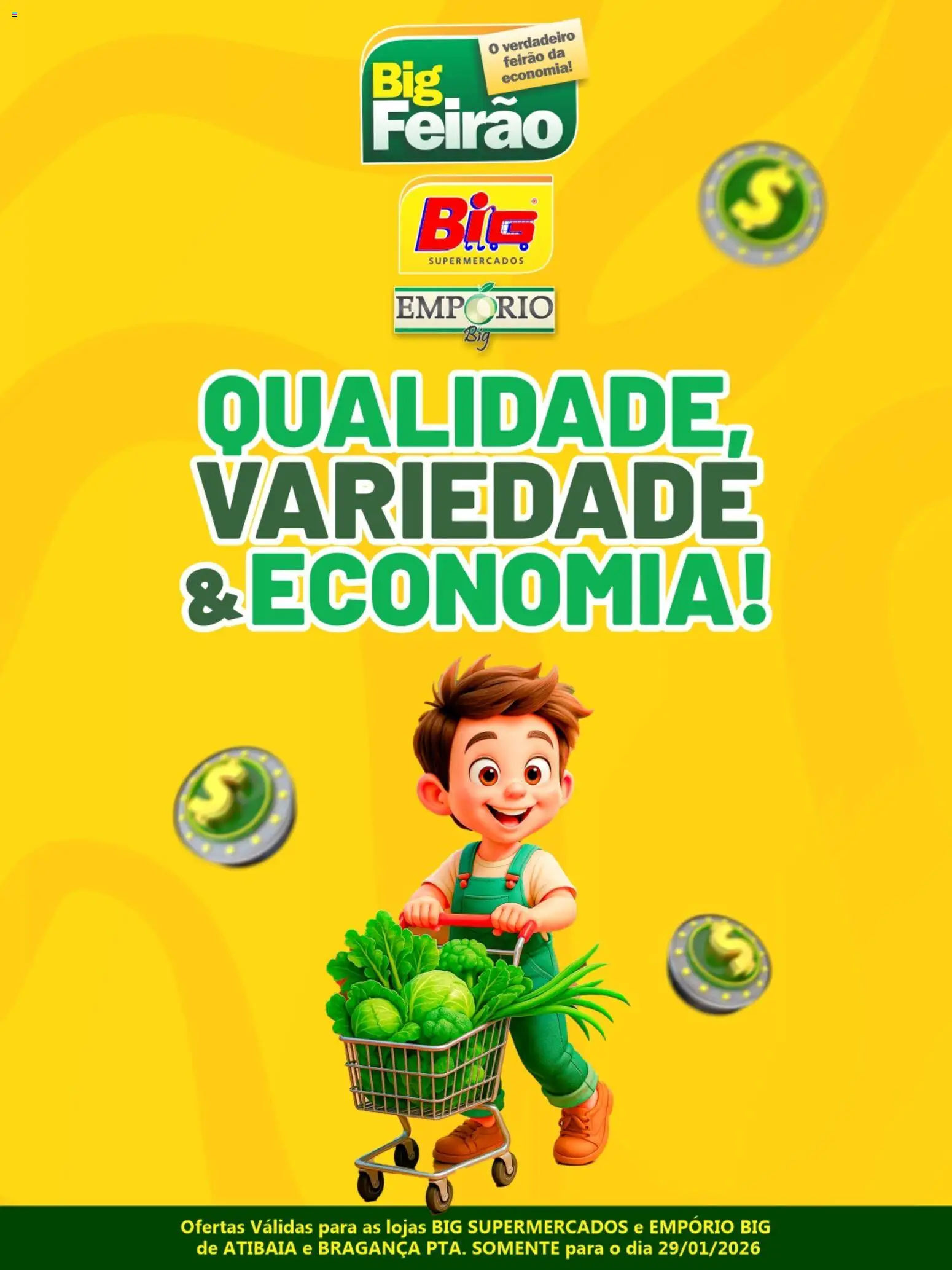 Big Supermercados Folheto - válido de 29.01.2026 | Página: 1