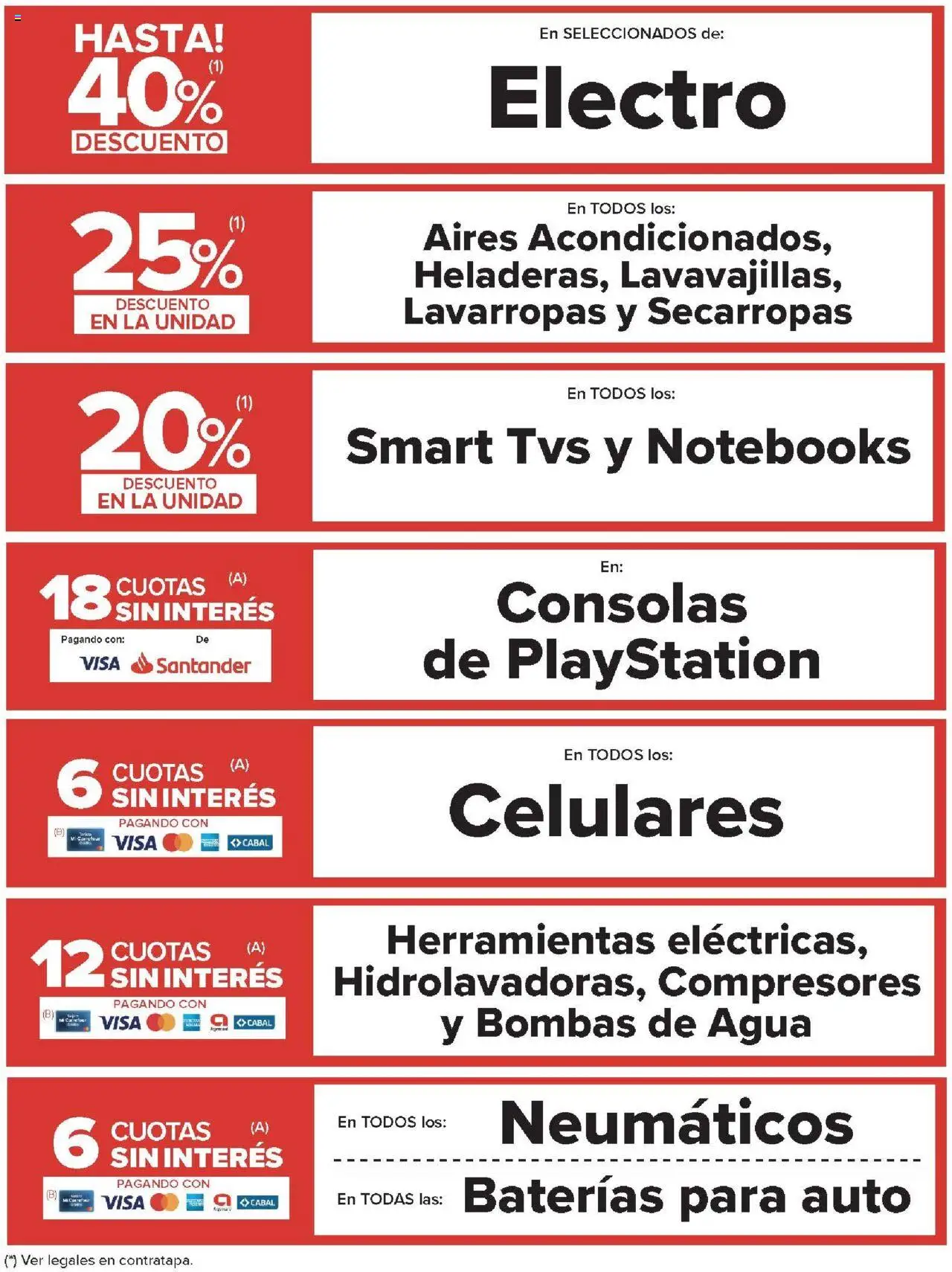 Carrefour ofertas - Salta │ válido desde el 12.08.2025 | Página: 20 | Productos: Neumáticos, Agua, Lavarropas