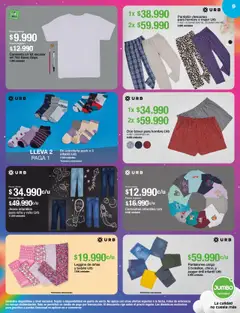 Jumbo revista - valida desde el 18.07.2025 | Página: 9 | Productos: Leggins, Sobre, Camiseta, Pantalones