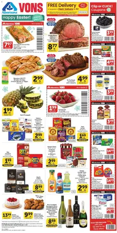 Preview of Vons weekly ads valid from 01.04.2026