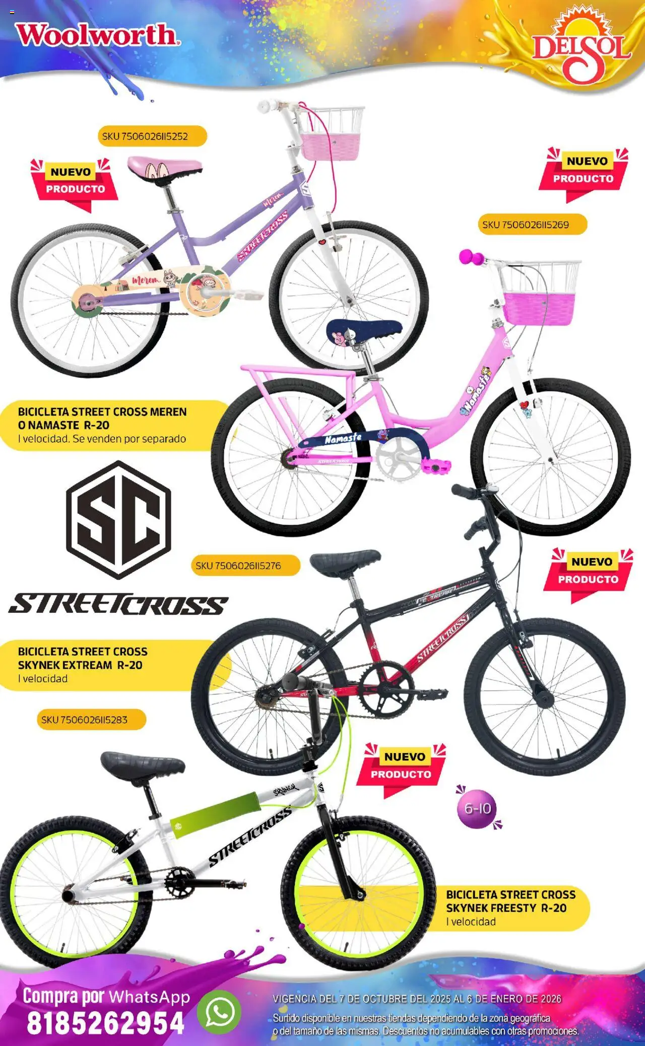 Nuevas ofertas de Del Sol y Woolworth válidas en toda la República Mexicana desde el 07.10.2025. ¡Encuentra las mejores ofertas en Del Sol y Woolworth - Catálogo Castillo Del Juguete! | Página: 213