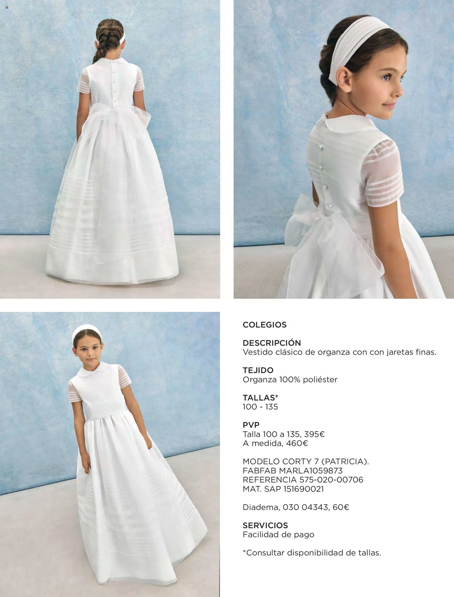 Nuevas ofertas de El Corte Inglés válidas en toda la República Mexicana desde el 20.11.2025. ¡Encuentra las mejores ofertas en El Corte Inglés catálogo Comuniones 2026! | Página: 52 | Productos: Vestido