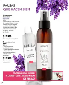 Vista previa Bagués - Catálogo válido desde el 06.04.2026 | Página: 48 | Productos: Almohada, Aceite, Bruma, Crema