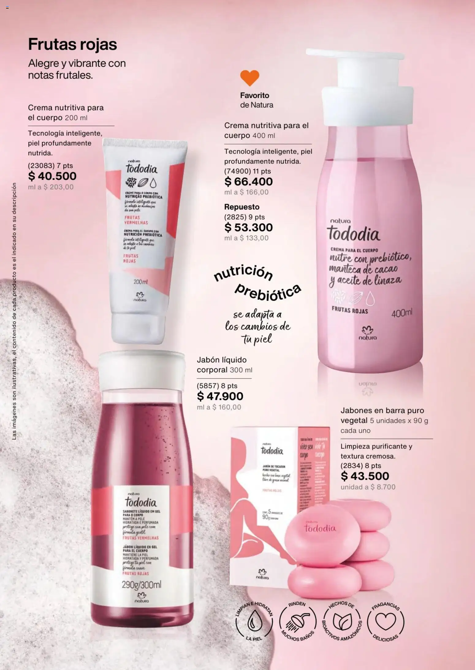 Natura revista - valida desde el 02.01.2026 | Página: 99 | Productos: Jabón líquido, Jabón, Manteca, Aceite