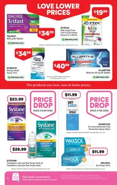 Preview of Priceline Pharmacy  Catalogue  - valid from 10.12.2025 | Page: 36 | Products: Sugar, Lubricant, Tablets, Allergy