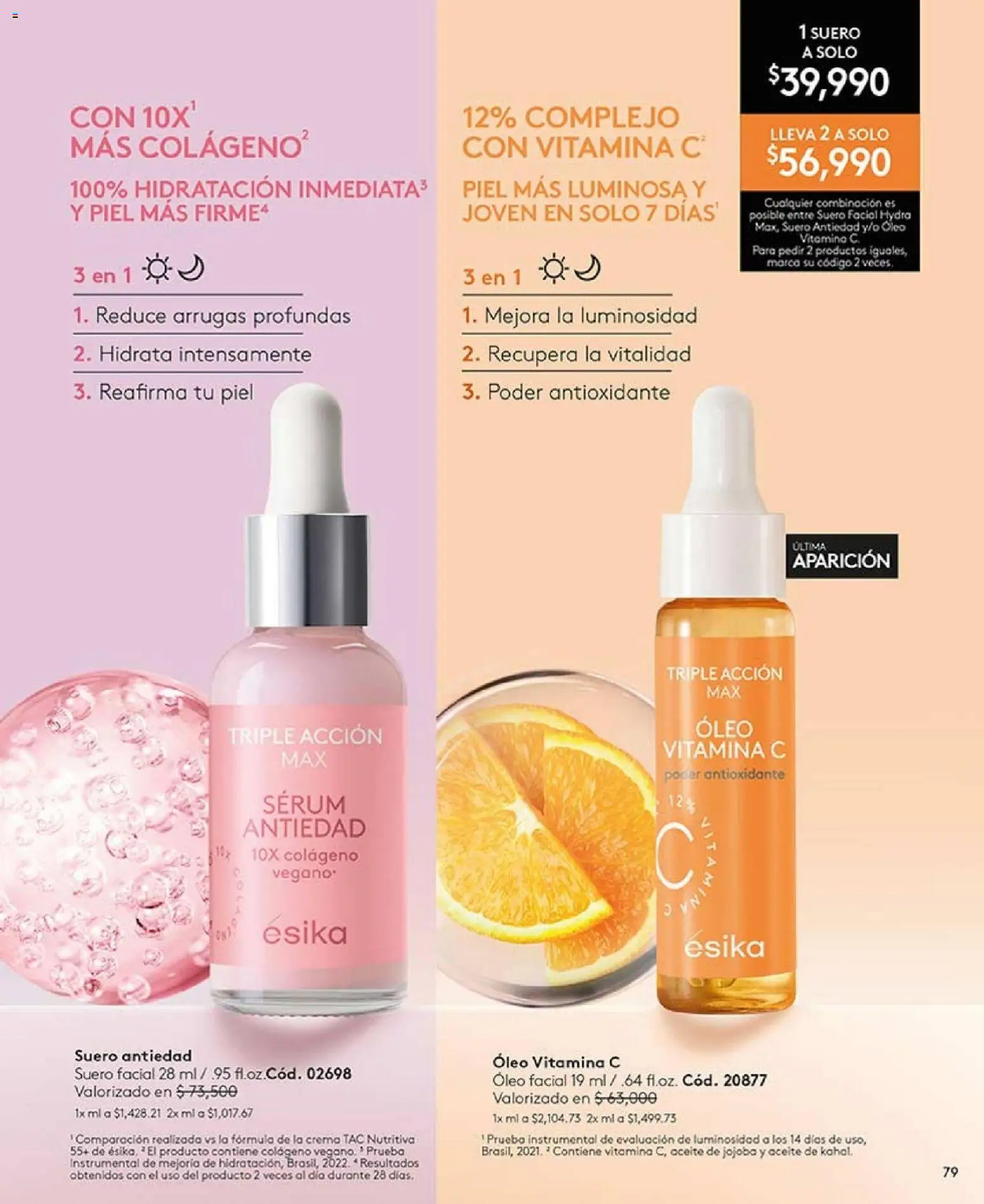 Ésika revista - valida desde el 01.02.2026 | Página: 79 | Productos: Crema, Serum, Combinación, Aceite