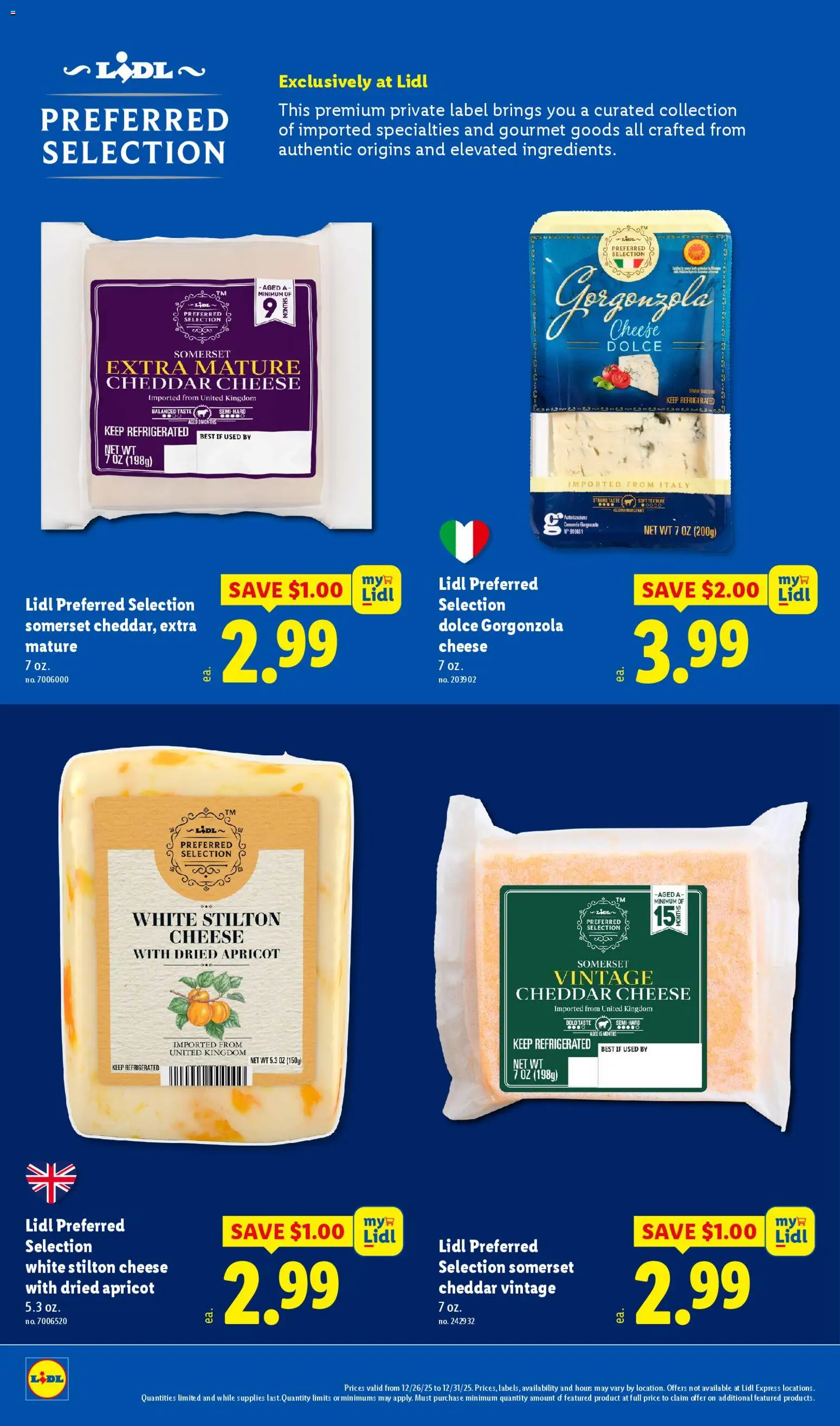 Lidl Weekly Ad - valid from 26.12.2025 | Page: 12 | Products: Cheese