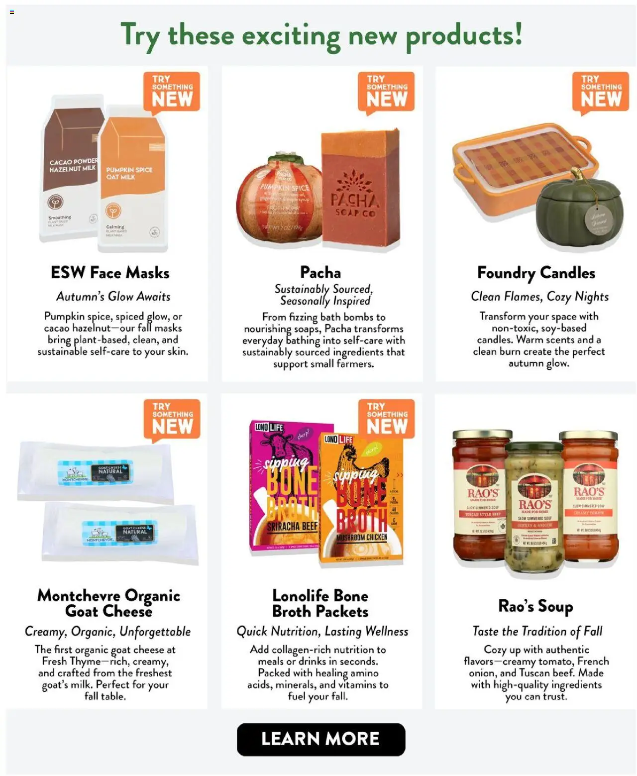 Fresh Thyme Weekly Ad - KY - valid from 01.10.2025 | Page: 7 | Products: Milk, Cheese, Mask, Beef