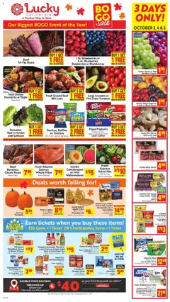 Preview of Lucky Supermarkets weekly ads valid from 01.10.2025