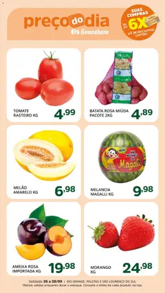 Supermercado Guanabara - Ofertas da semana - Pré-Visualização do folheto da loja Supermercado Guanabara, válido de 26.09.2025