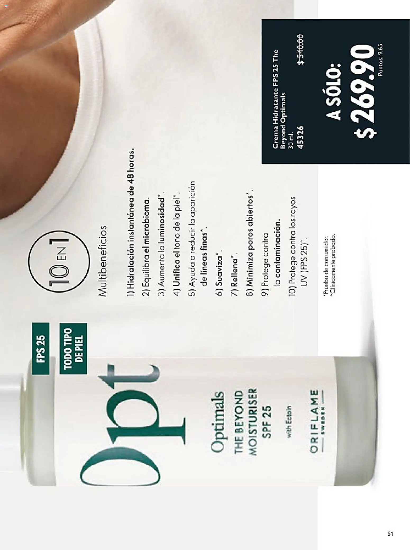 Nuevas ofertas de Oriflame válidas en toda la República Mexicana desde el 14.02.2026. ¡Encuentra las mejores ofertas en Oriflame campaña 3 2026! | Página: 51 | Productos: Crema