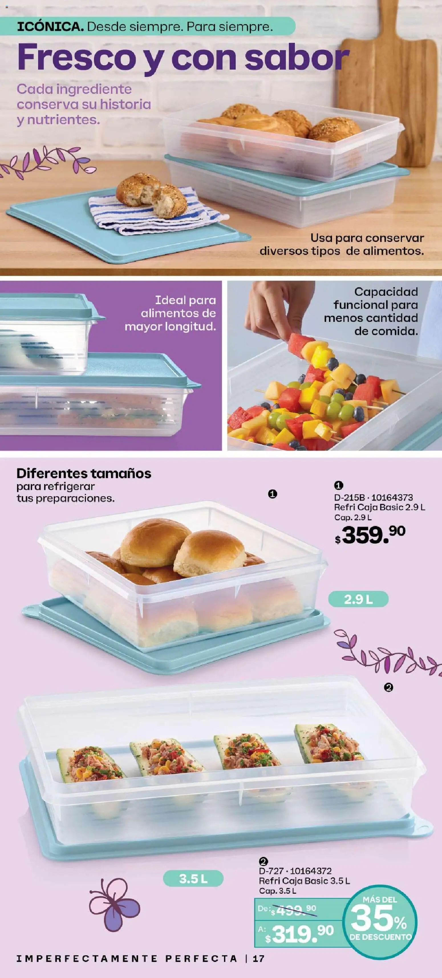 Nuevas ofertas de Tupperware válidas en toda la República Mexicana desde el 26.01.2026. ¡Encuentra las mejores ofertas en Tupperware catálogo! | Página: 17 | Productos: Caja