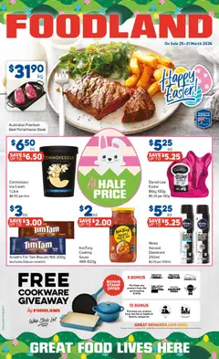 Preview of Foodland catalogue  - valid from 25.03.2026
