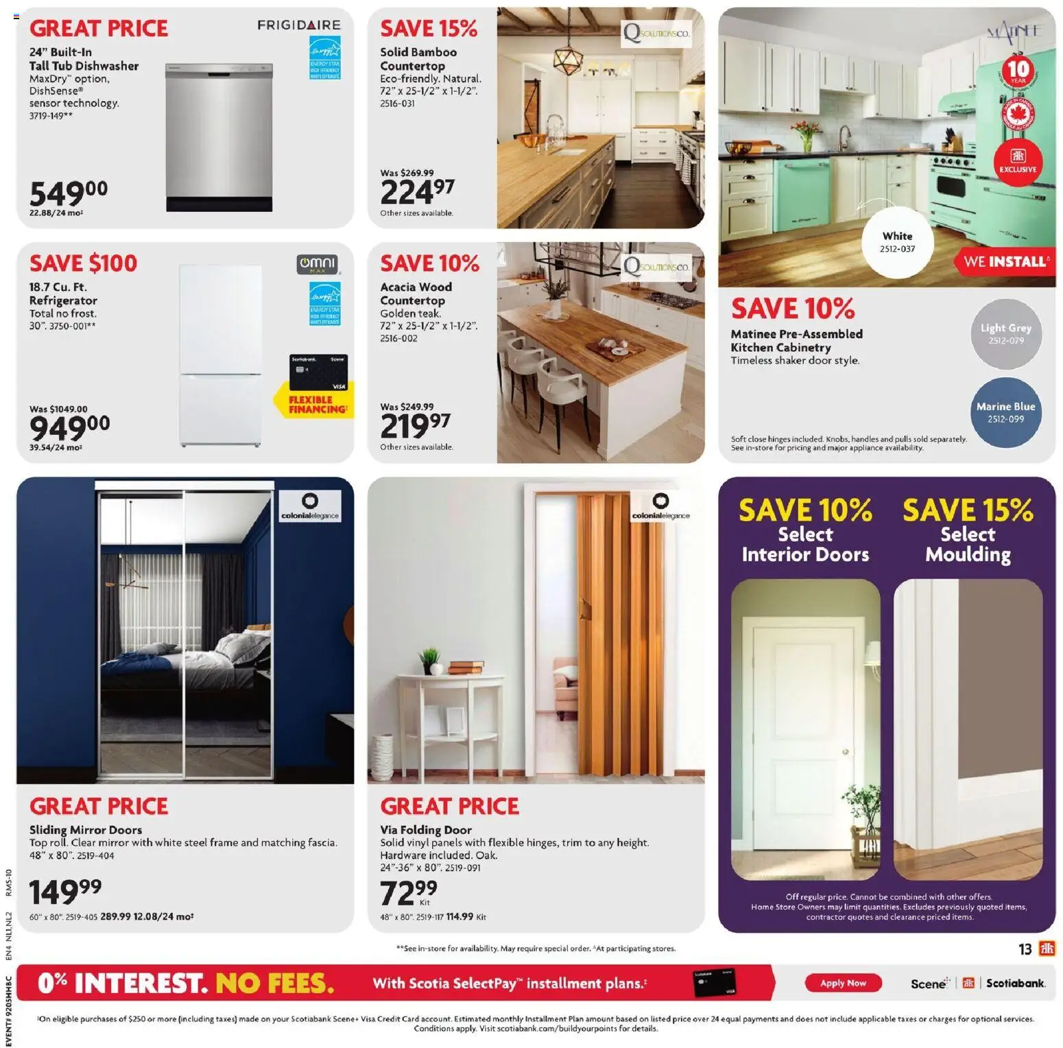Home Hardware flyer valid from 29.01.2026 | Page: 14 | Products: Refrigerator, Dishwasher, Mirror