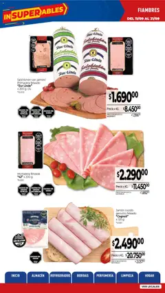 La Anonima - Insuperables │ válido desde el 11.09.2025 | Página: 5 | Productos: Jamón cocido, Mortadela, Jamón, Planta
