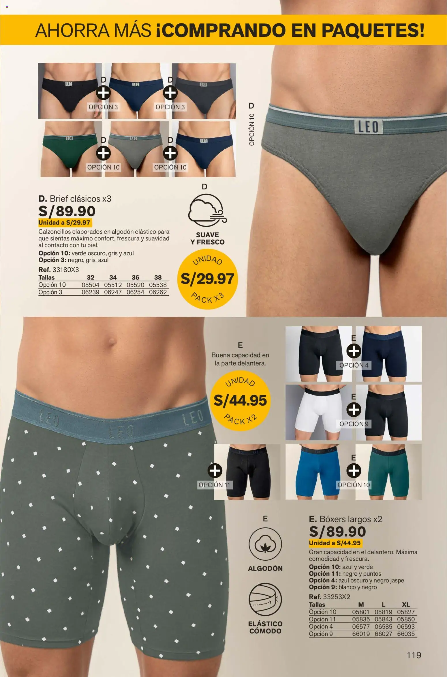 Catálogo Leonisa válido desde 26.12.2025 | Página: 119 | Productos: Boxers