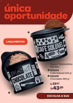 Tupperware - Catálogo Vitrine 10 - Pré-Visualização do folheto da loja Tupperware, válido de 01.10.2025 | Página: 22 | Produtos: Café, Chocolate, Café solúvel