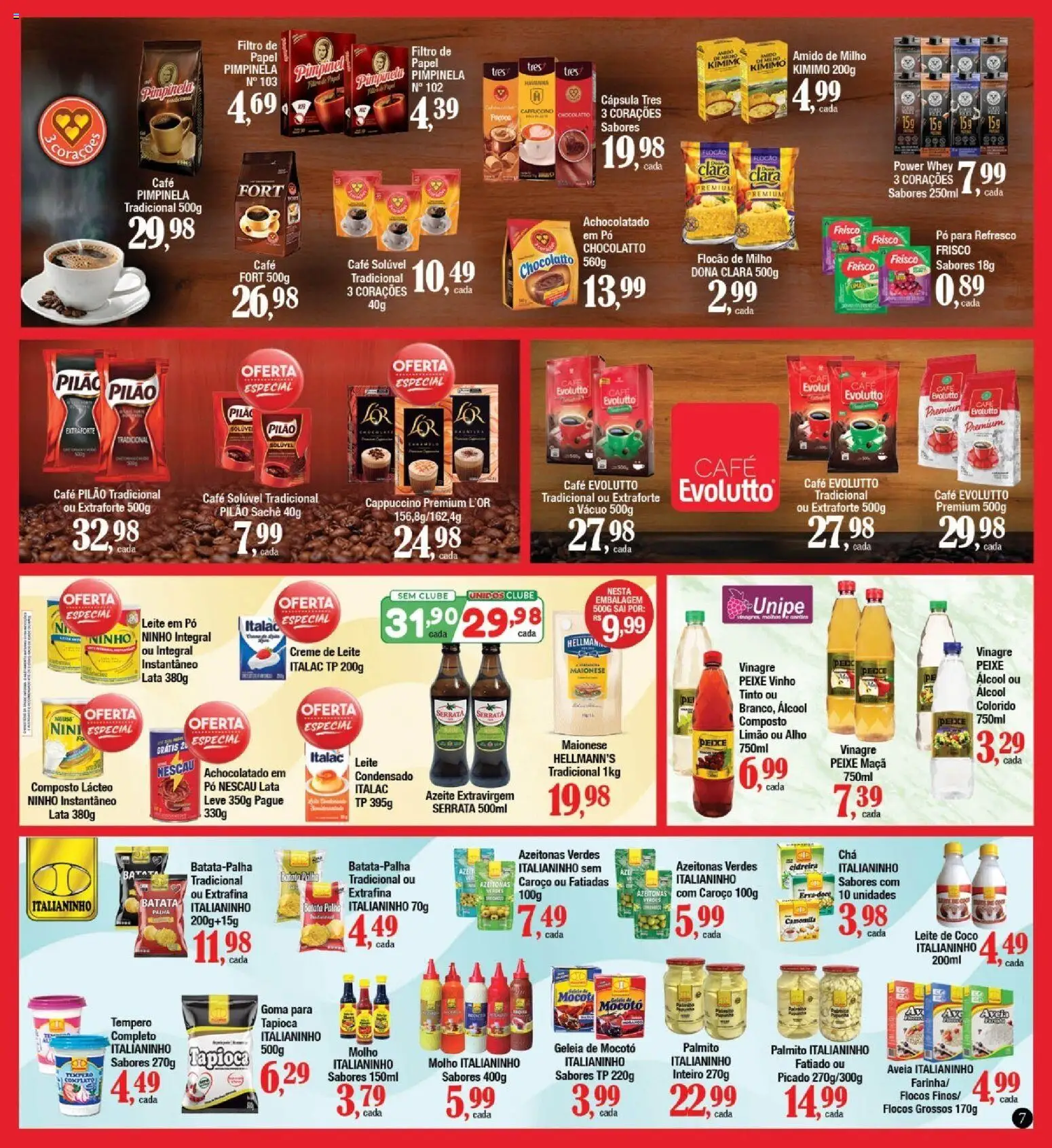 Supermercados Unidos Folheto - válido de 16.04.2026 | Página: 7 | Produtos: Filtro de papel, Tapioca, Peixe, Azeite
