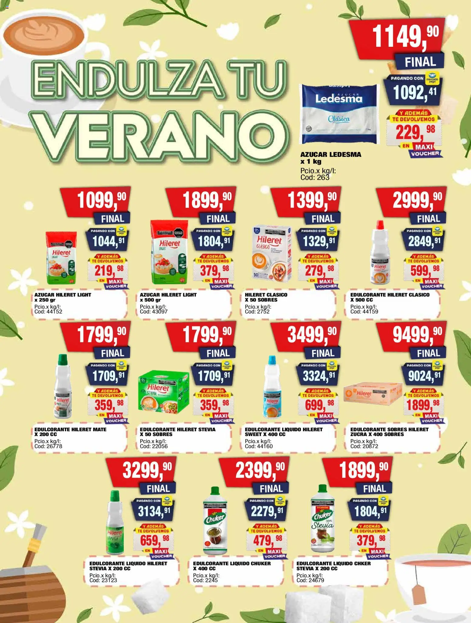 Maxiconsumo ofertas │ válido desde el 02.02.2026 | Página: 10 | Productos: Mate, Azucar, Edulcorante, Té