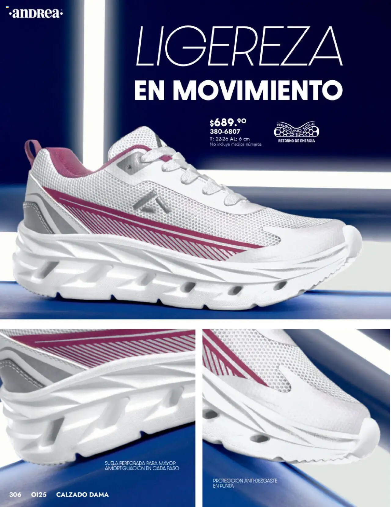 Nuevas ofertas de Andrea válidas en toda la República Mexicana desde el 24.08.2025. ¡Encuentra las mejores ofertas en Andrea - Catálogo Calzado Dama! | Página: 298