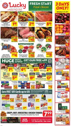 Preview of Lucky Supermarkets weekly ads valid from 02.01.2026