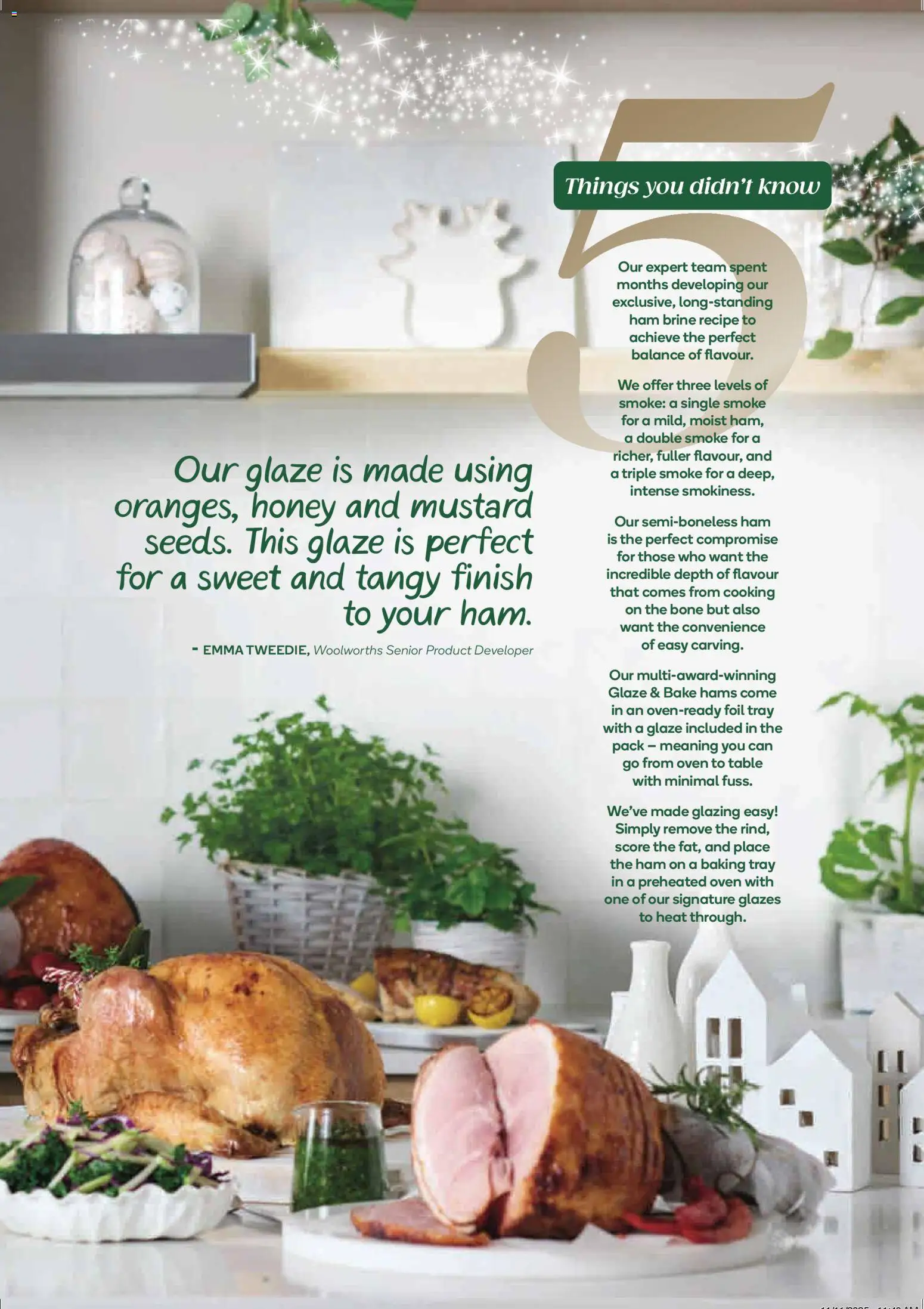 Woolworths catalogue - valid from 26.11.2025 | Page: 9 | Products: Table, Ham, Mustard, Oven