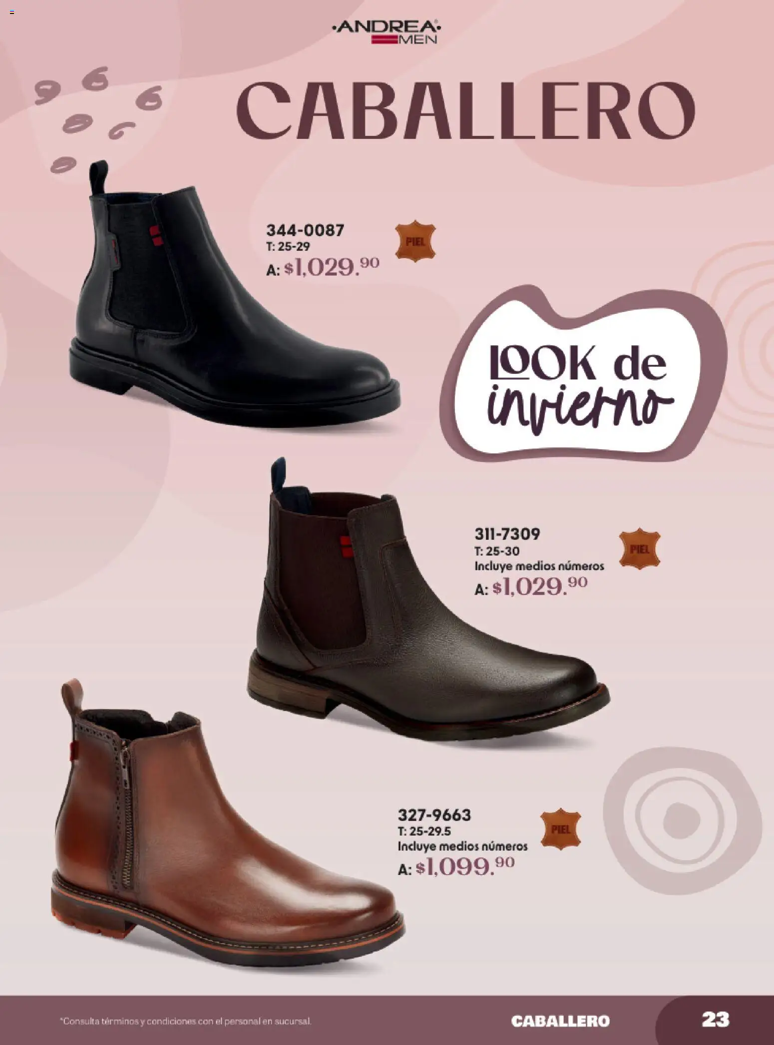 Nuevas ofertas de Andrea válidas en toda la República Mexicana desde el 19.10.2025. ¡Encuentra las mejores ofertas en Andrea catálogo Lo Más Abrigador! | Página: 23