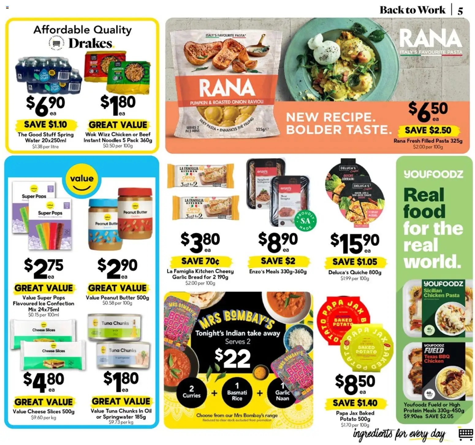 Drakes catalogue - valid from 28.01.2026 | Page: 5 | Products: Rice, Noodles, Water, Garlic