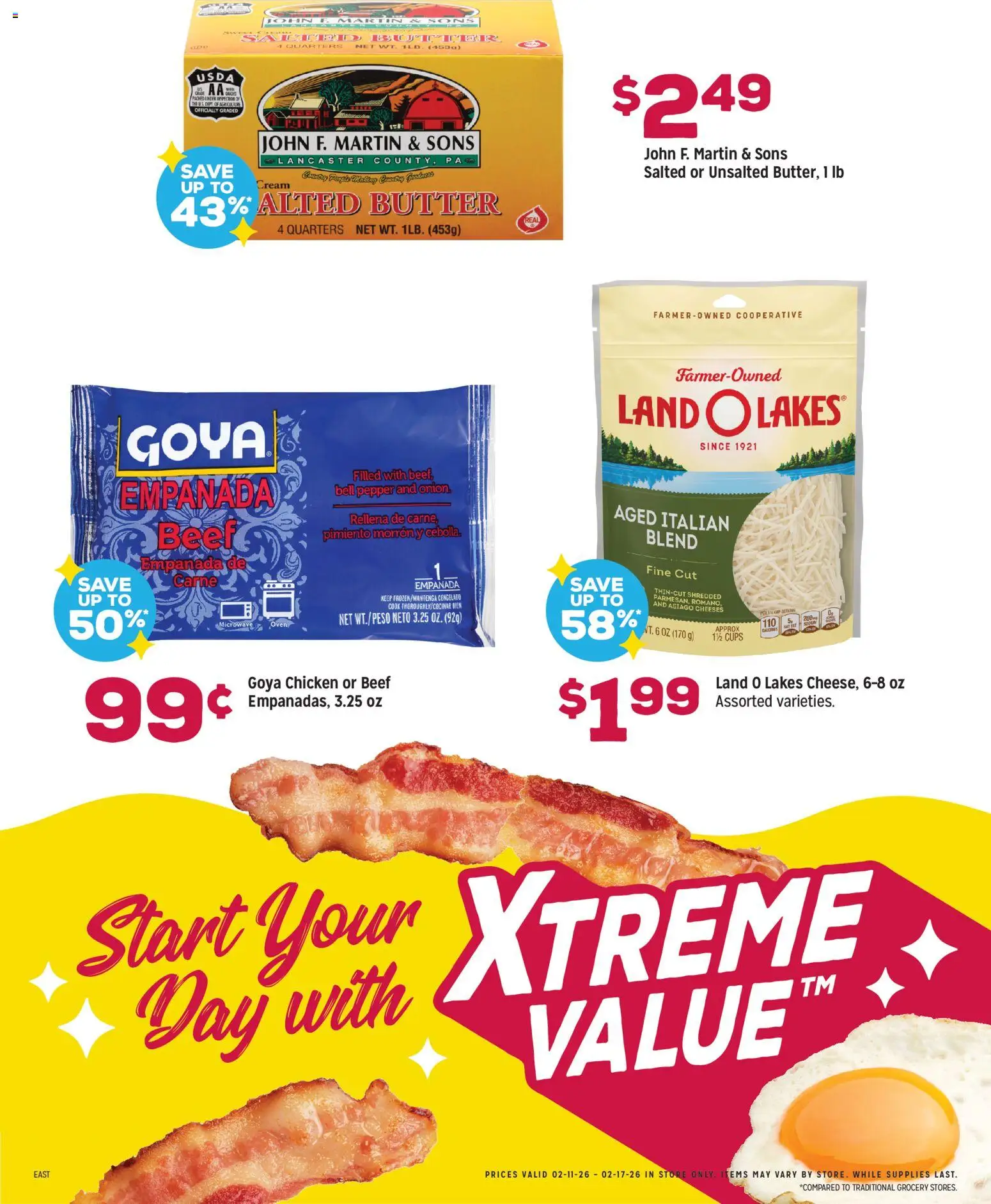 Grocery Outlet Weekly Ad - MD - valid from 11.02.2026 | Page: 3 | Products: Butter, Cream, Pepper, Oven