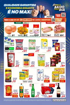Max Atacadista ofertas Preço baixo - Pré-Visualização do folheto da loja Max Atacadista, válido de 19.03.2026 | Página: 2 | Produtos: Talharim, Milho verde, Refrigerante, Maionese