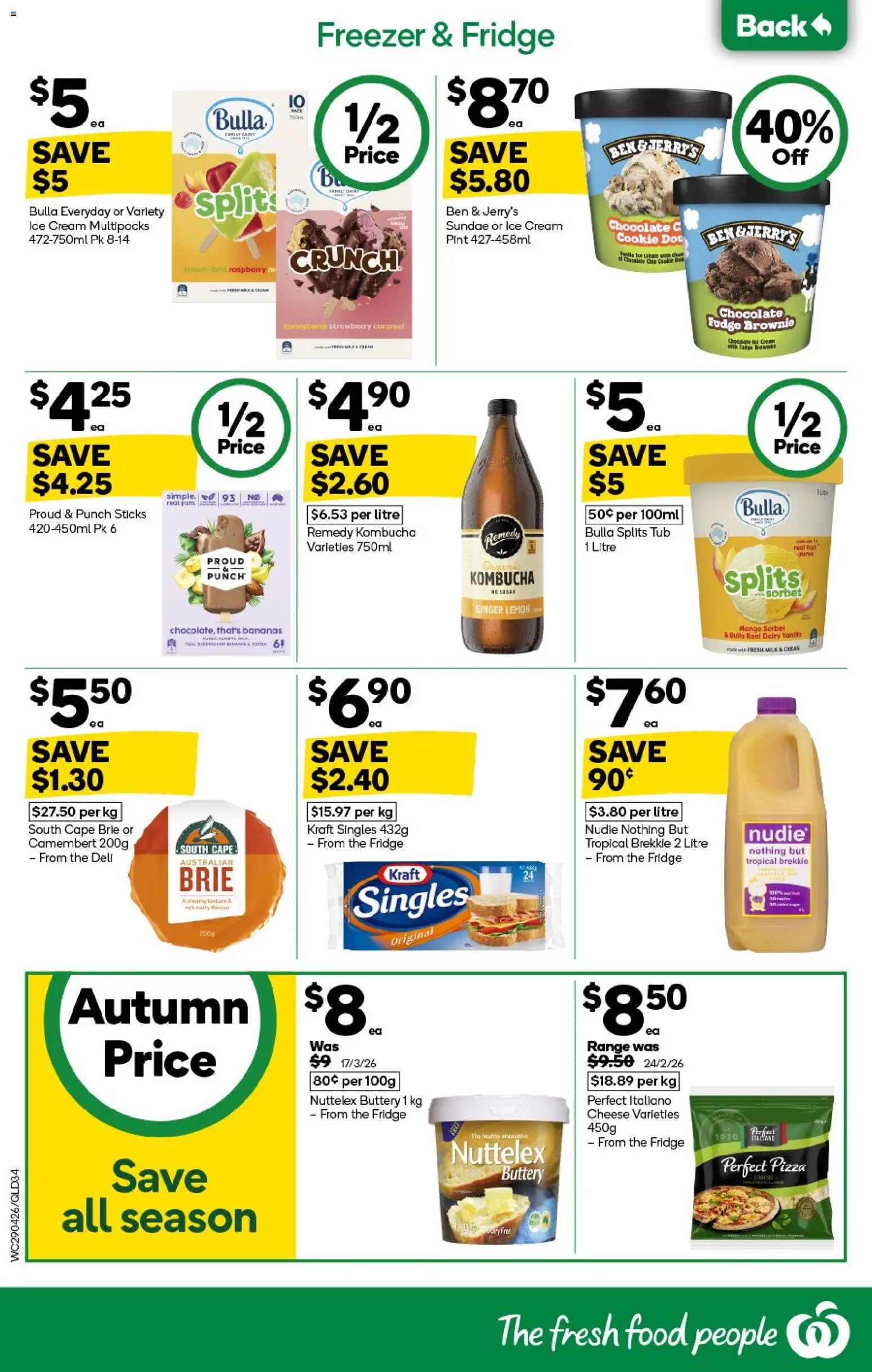 Woolworths catalogue - valid from 29.04.2026 | Page: 34 | Products: Ginger, Pizza, Lemon, Fridge