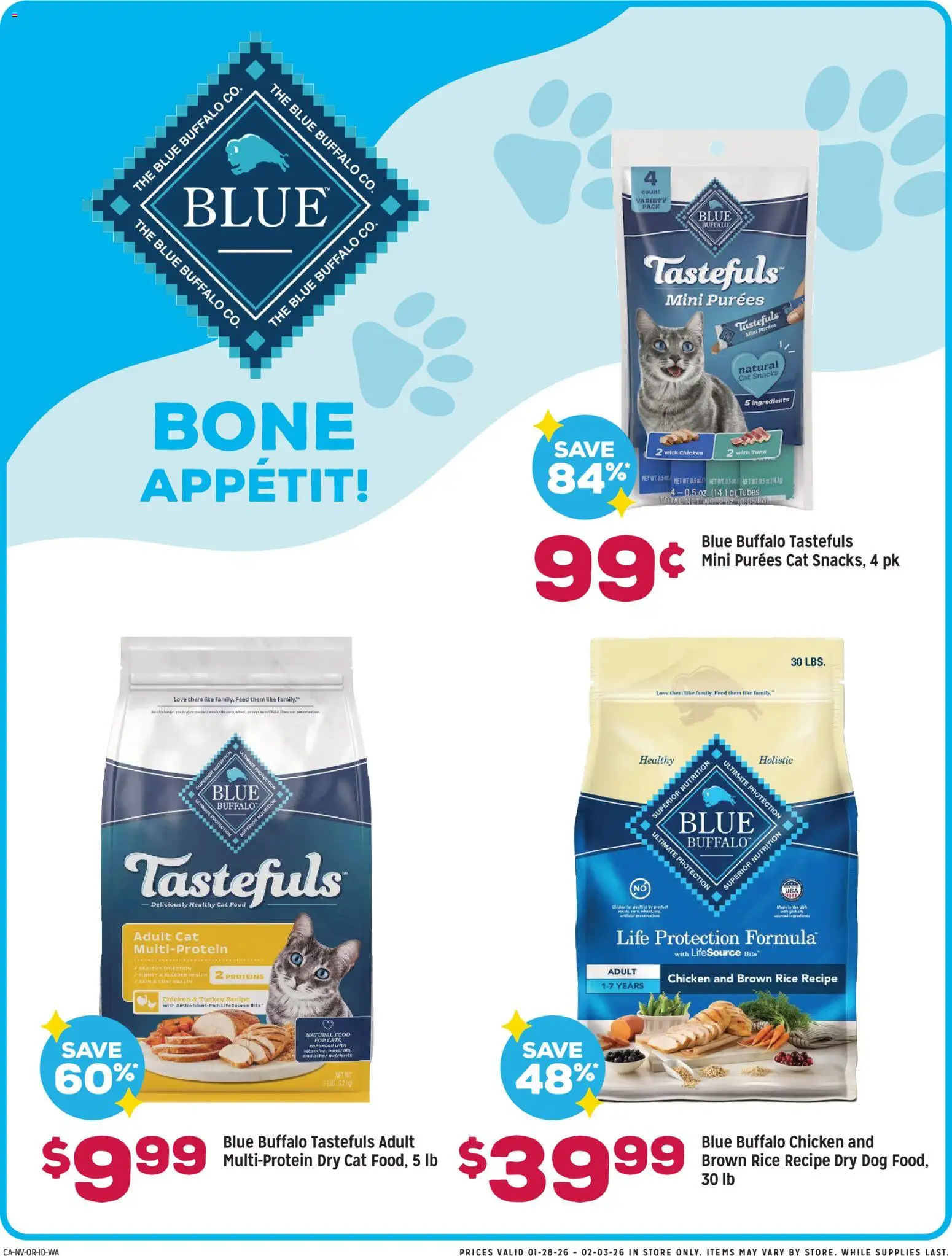 Grocery Outlet Weekly Ad - ID - valid from 28.01.2026 | Page: 4 | Products: Cat Food, Rice