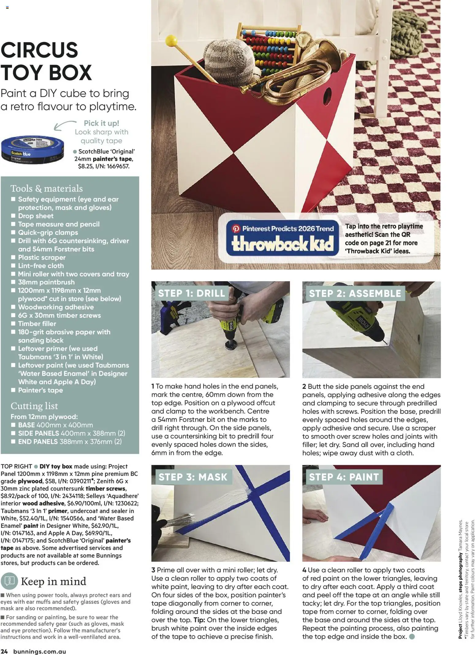 Bunnings Warehouse catalogue - valid from 01.03.2026 | Page: 24 | Products: Cloth, Brush, Painting, Scotch