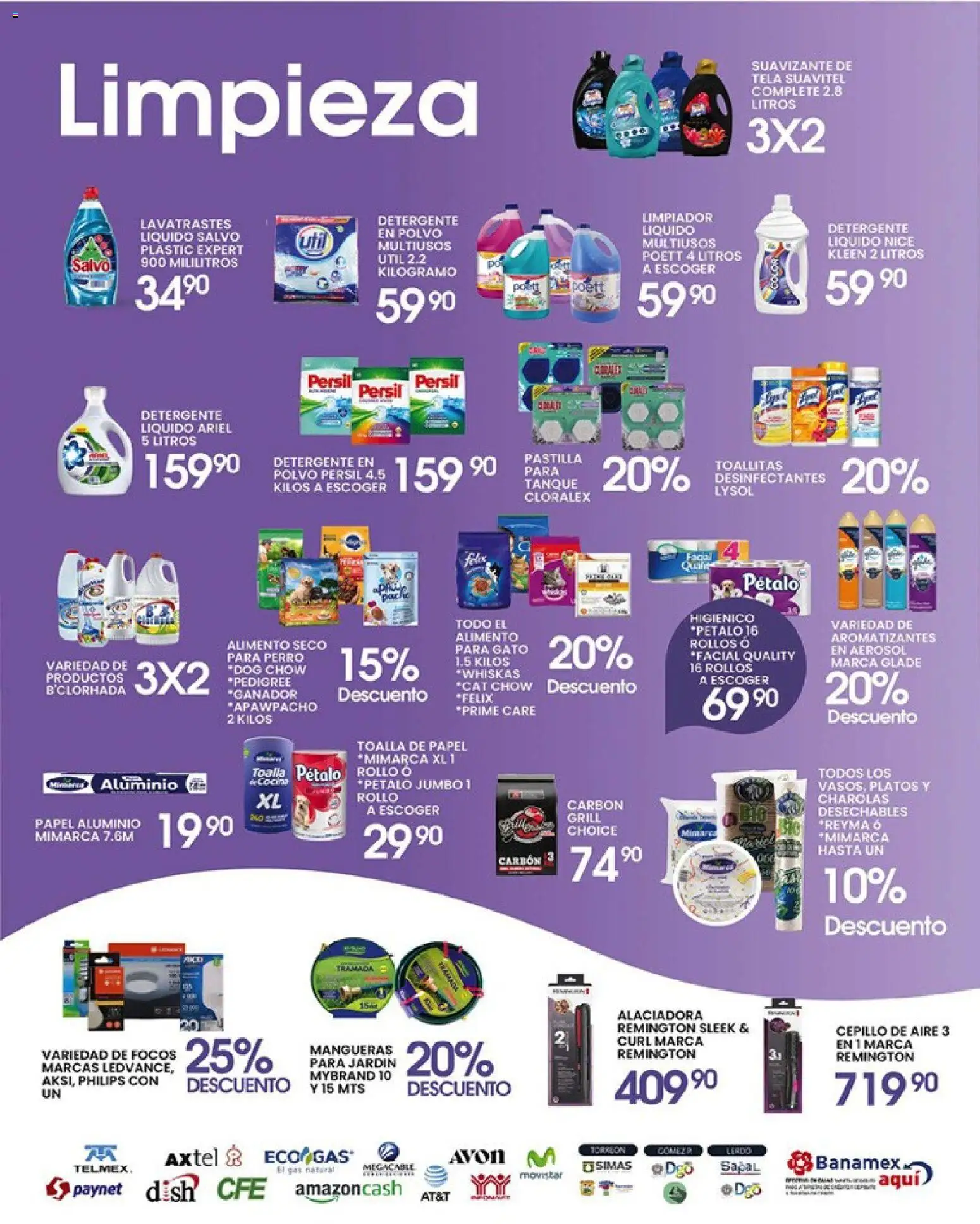 Nuevas ofertas de Alsuper válidas en toda la República Mexicana desde el 10.04.2026. ¡Encuentra las mejores ofertas en Alsuper folleto Torreon! | Página: 5 | Productos: Tablet, Suavizante, Limpiador, Toalla