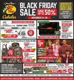 Preview of Cabela's weekly ads valid from 24.11.2025