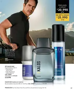 Catálogo Ésika Campaña 4 válido desde el 15.02.2026 | Página: 137 | Productos: Eau de toilette, Desodorante, Antitranspirante, Aceite