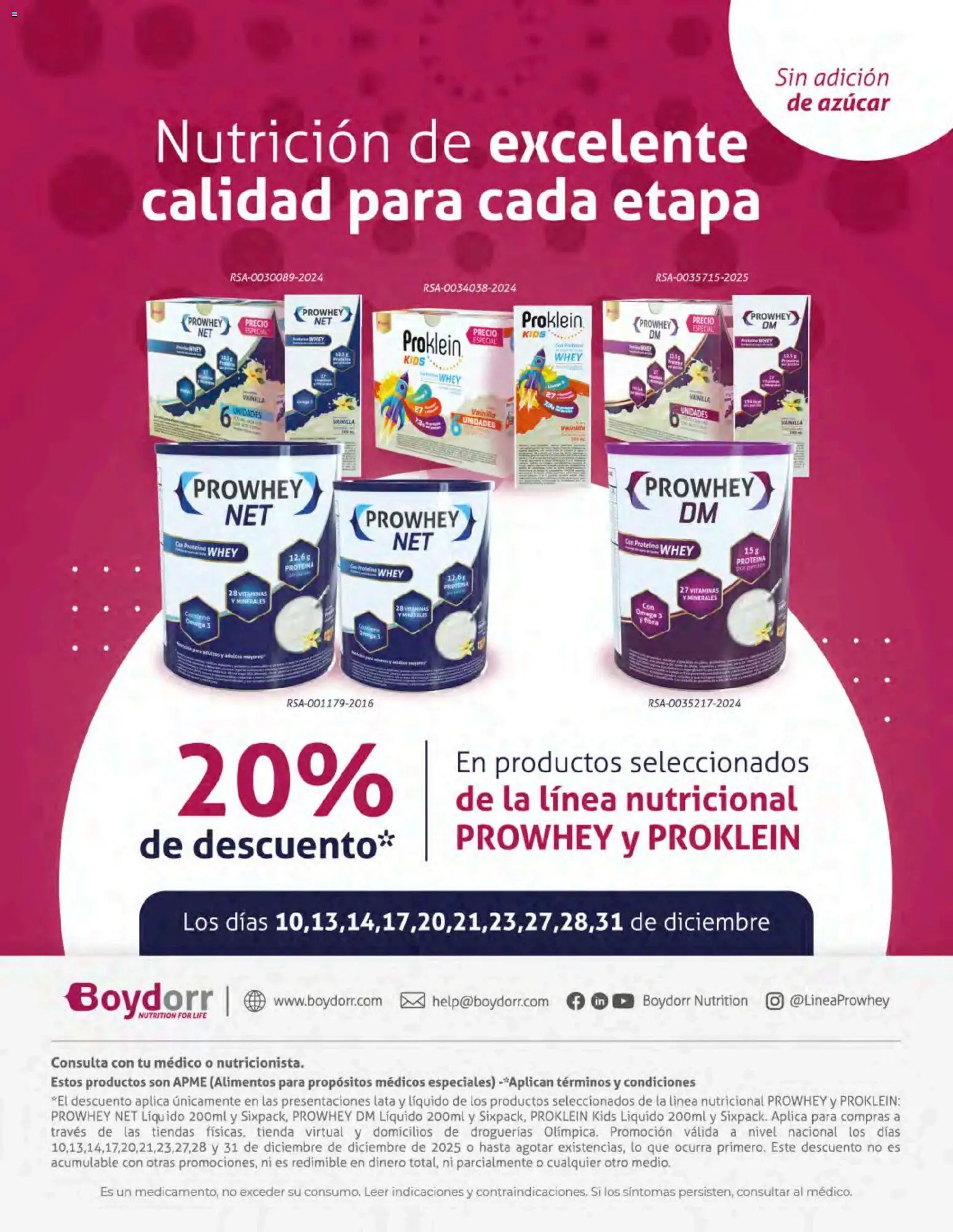 Olímpica revista - valida desde el 01.12.2025 | Página: 10 | Productos: Azucar, Vitaminas