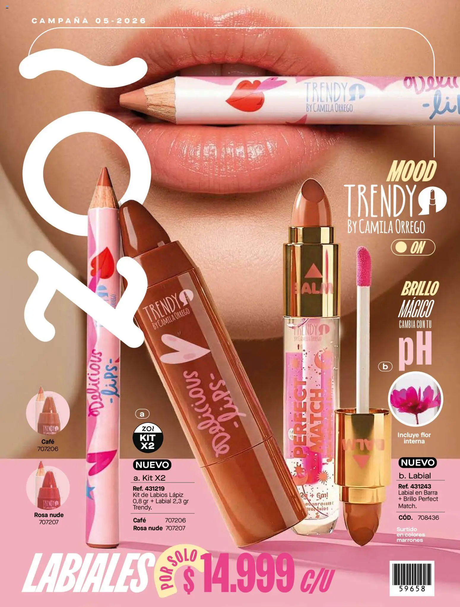 Carmel revista - valida desde el 01.05.2026 | Página: 188 | Productos: Brillo, Lápiz labial, Café