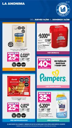 Vista previa La Anonima - Insuperables - z3 válido desde el 14.08.2025