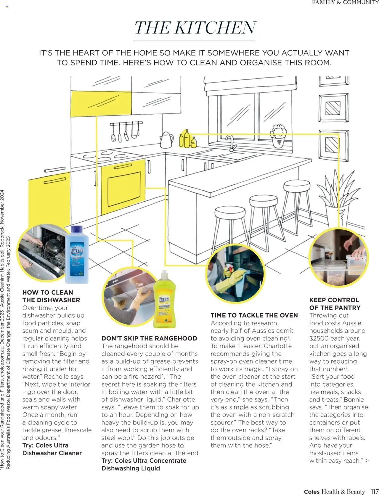 Coles catalogue - valid from 07.10.2025 | Page: 117 | Products: Garden hose, Cleaner, Scrub, Dishwasher cleaner
