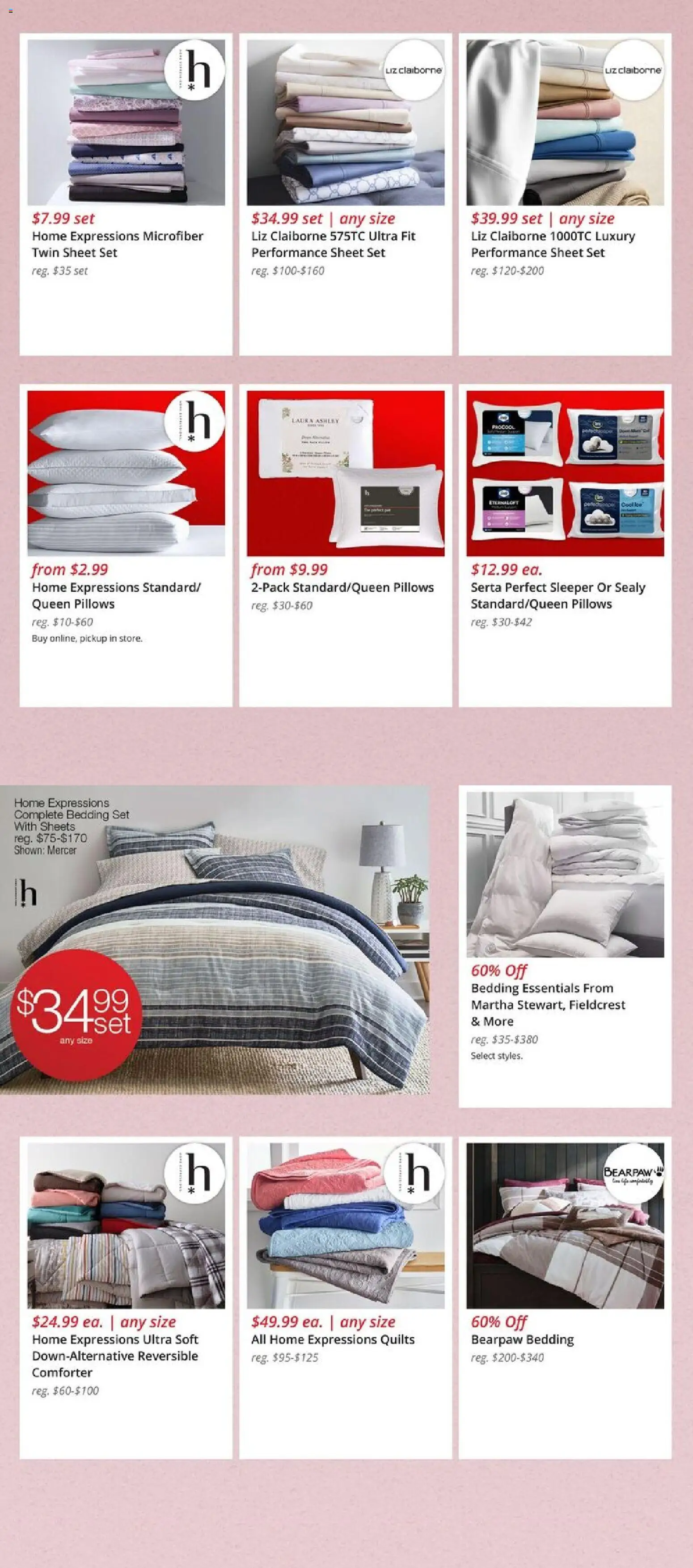JCPenney Black Friday Home Deals - valid from 21.11.2025 | Page: 4 | Products: Comforter, Sheet
