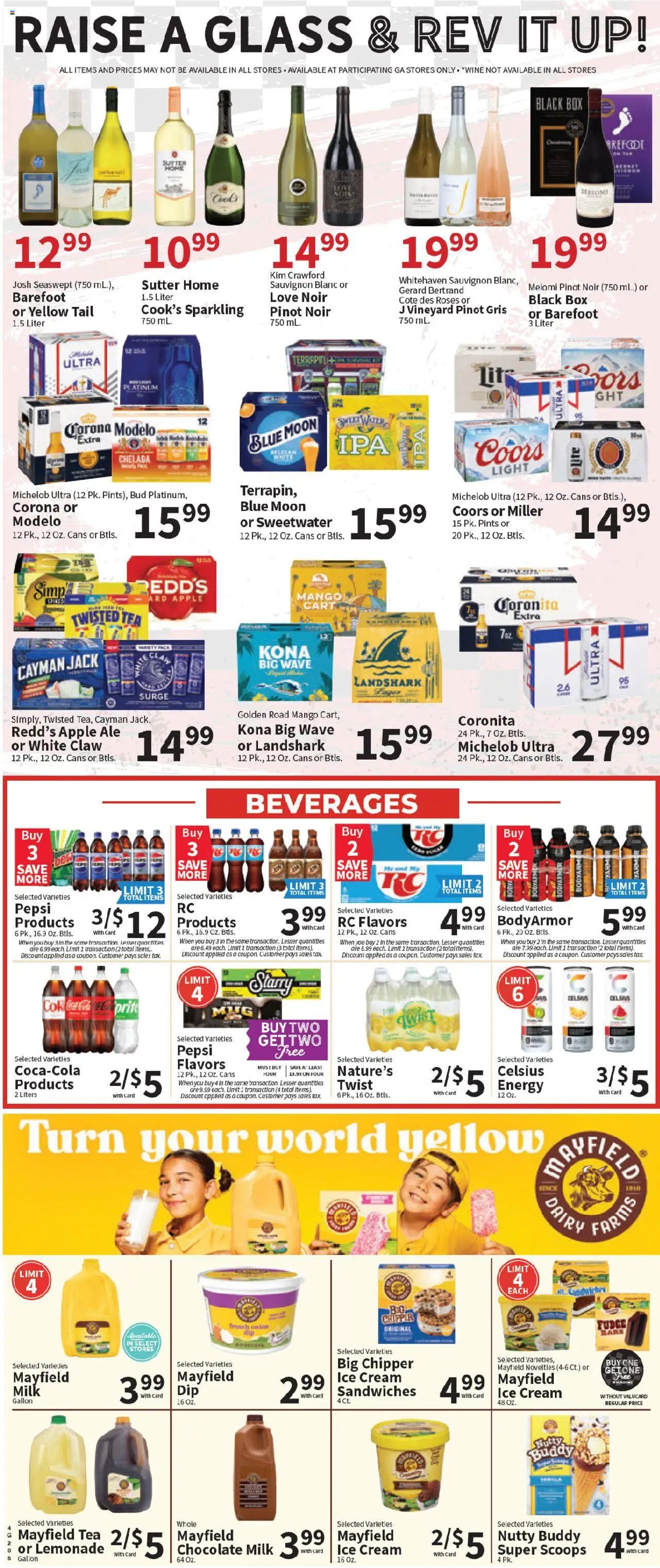 Food City Weekly Ad - valid from 10.09.2025 | Page: 6 | Products: Chocolate, Tea, Cream, Ice cream