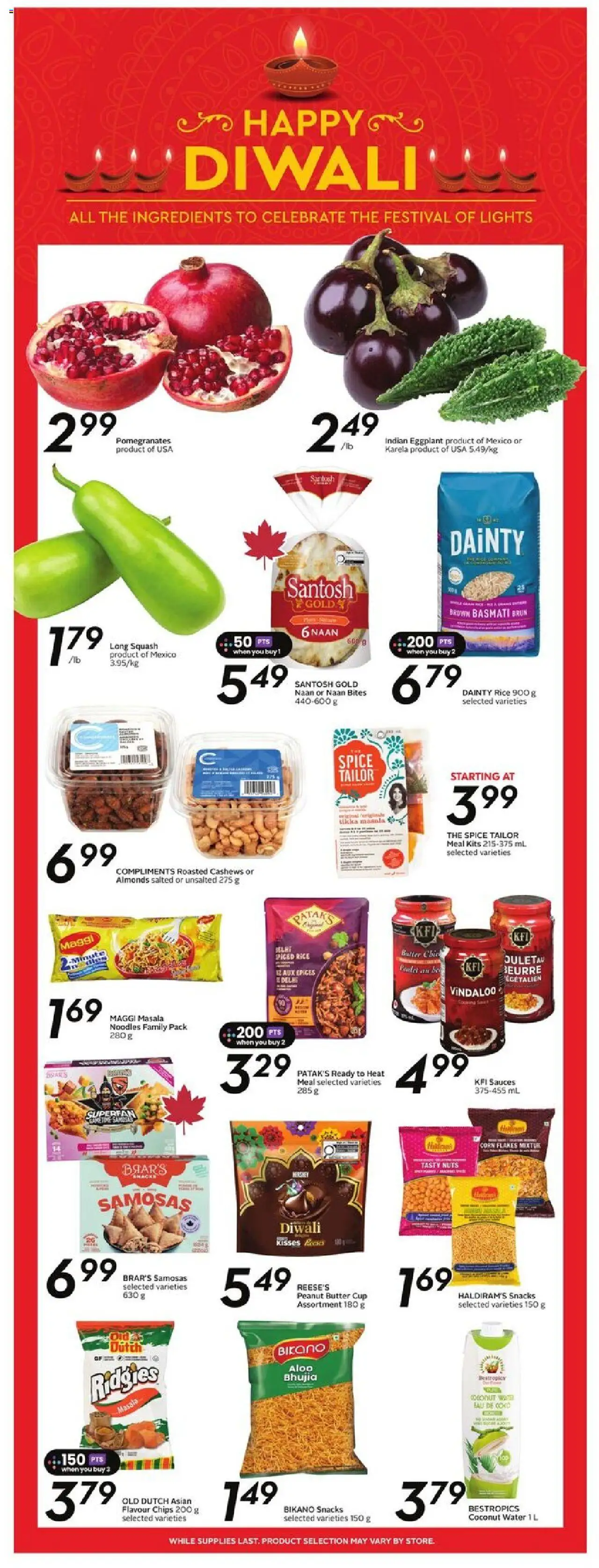 Safeway flyer valid from 25.09.2025 | Page: 15 | Products: Rice, Chips, Nuts, Butter